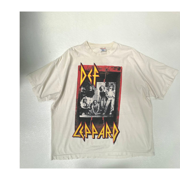 VTG Def Leppard Concert Tee 1993 Never Ending Weekend Tour Vintage Softee XXXL
